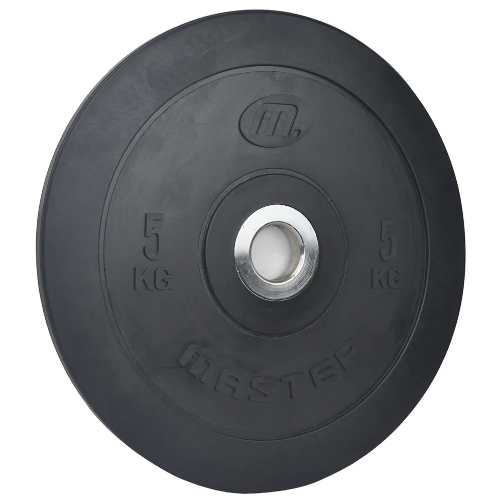 Viktskiva Master Fitness Bumperplate Färgade